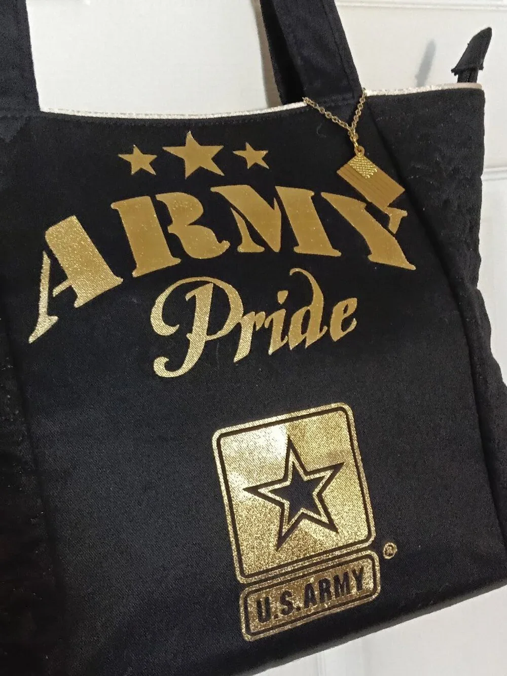 Army Pride Quilted Tote